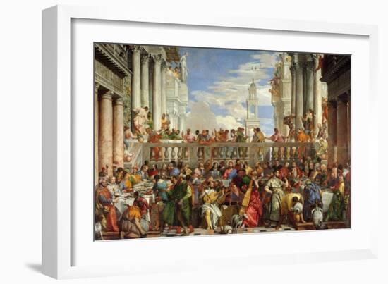 Marriage at Cana-Paolo Veronese-Framed Giclee Print