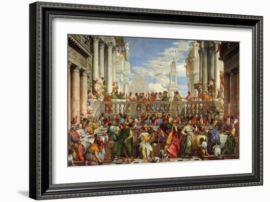 Marriage at Cana-Paolo Veronese-Framed Giclee Print