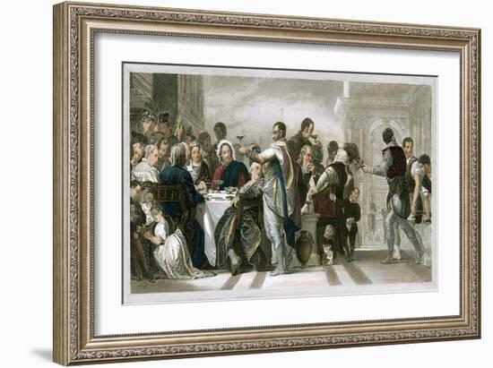 Marriage at Cana-Paolo Veronese-Framed Giclee Print