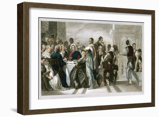 Marriage at Cana-Paolo Veronese-Framed Giclee Print