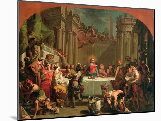 Marriage Feast at Cana, 1766-Gaetano Gandolfi-Mounted Giclee Print