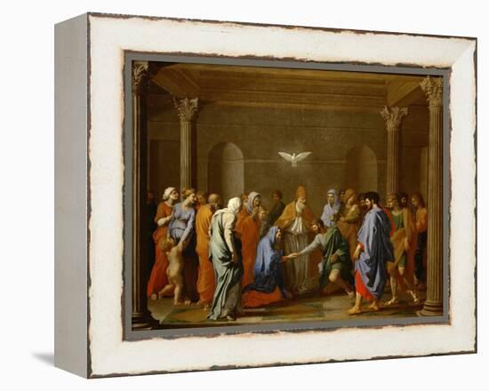 Marriage, from the Series of the Seven Sacraments, Before 1642-Nicolas Poussin-Framed Premier Image Canvas