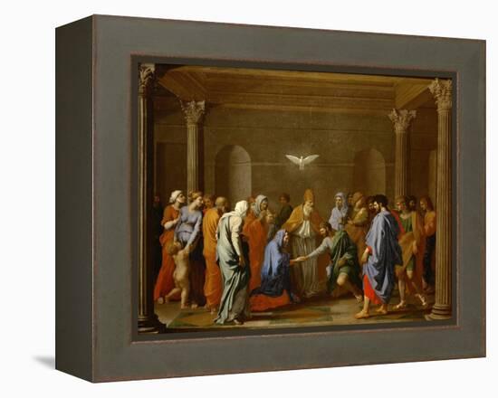 Marriage, from the Series of the Seven Sacraments, Before 1642-Nicolas Poussin-Framed Premier Image Canvas