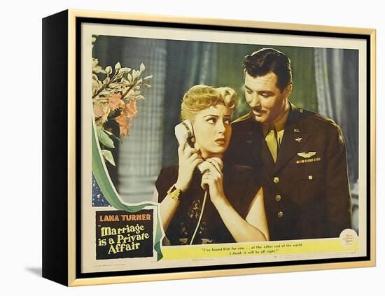 Marriage is a Private Affair, 1944-null-Framed Stretched Canvas