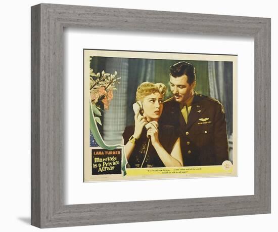 Marriage is a Private Affair, 1944-null-Framed Premium Giclee Print