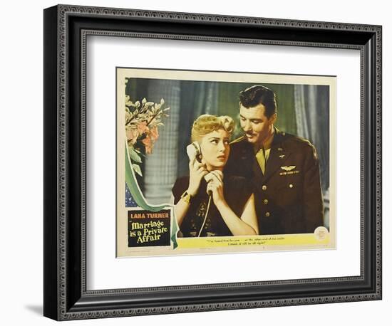 Marriage is a Private Affair, 1944-null-Framed Premium Giclee Print