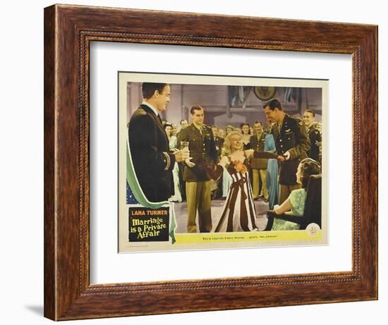 Marriage is a Private Affair, 1944-null-Framed Art Print