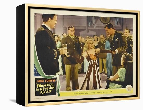 Marriage is a Private Affair, 1944-null-Framed Stretched Canvas