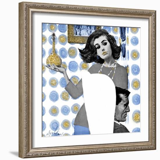 Marriage is Not for Me - blue treatment-The Saturday Evening Post-Framed Giclee Print