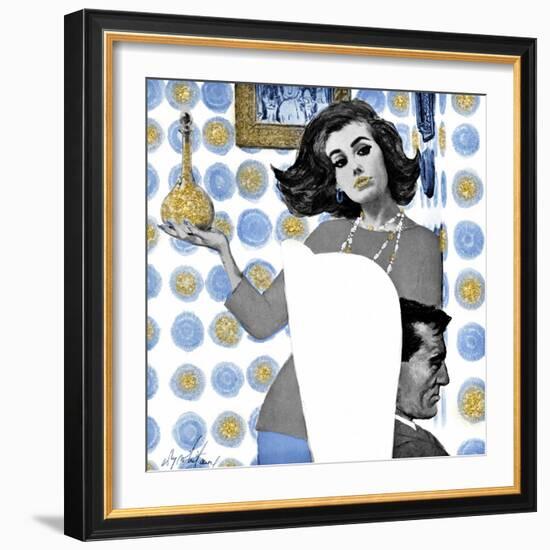 Marriage is Not for Me - blue treatment-The Saturday Evening Post-Framed Giclee Print