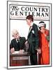 "Marriage License," Country Gentleman Cover, April 14, 1923-J.F. Kernan-Mounted Giclee Print