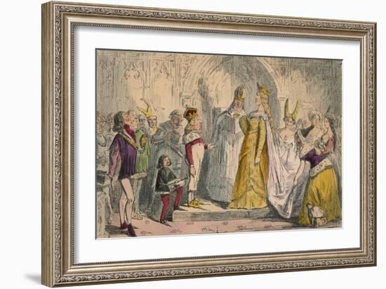 Marriage of Henry the Sixth and Margaret of Anjou, 1850-John Leech-Framed Giclee Print