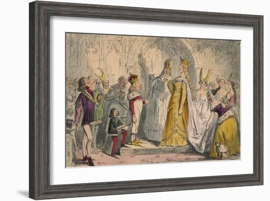 Marriage of Henry the Sixth and Margaret of Anjou, 1850-John Leech-Framed Giclee Print