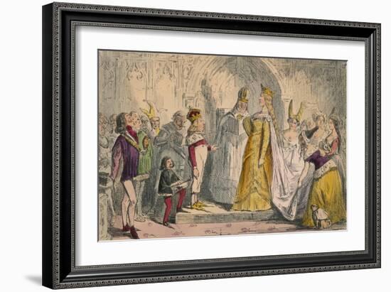 Marriage of Henry the Sixth and Margaret of Anjou, 1850-John Leech-Framed Giclee Print