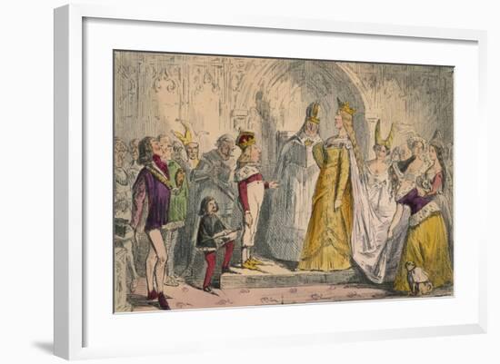 Marriage of Henry the Sixth and Margaret of Anjou, 1850-John Leech-Framed Giclee Print