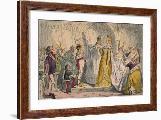 Marriage of Henry the Sixth and Margaret of Anjou, 1850-John Leech-Framed Giclee Print