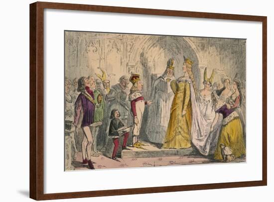 Marriage of Henry the Sixth and Margaret of Anjou, 1850-John Leech-Framed Giclee Print