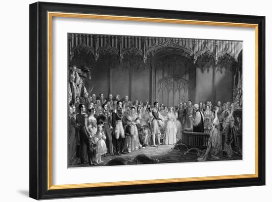 Marriage of Queen Victoria-Sir George Hayter-Framed Giclee Print