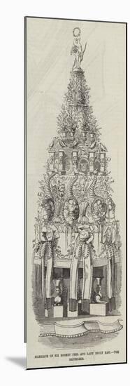 Marriage of Sir Robert Peel and Lady Emily Hay, the Bridecake-null-Mounted Giclee Print