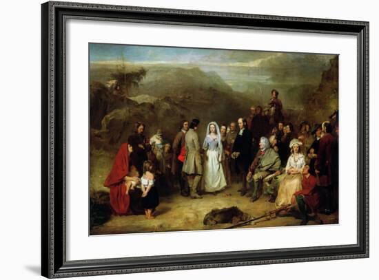 Marriage of the Covenanter-Alexander Johnston-Framed Giclee Print