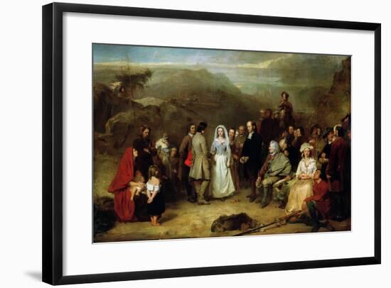 Marriage of the Covenanter-Alexander Johnston-Framed Giclee Print