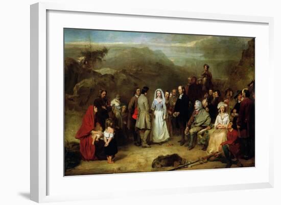 Marriage of the Covenanter-Alexander Johnston-Framed Giclee Print