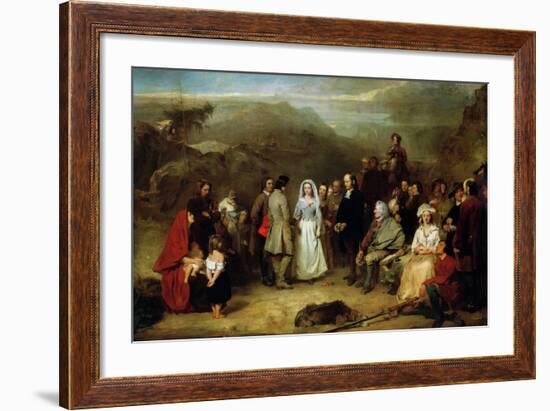 Marriage of the Covenanter-Alexander Johnston-Framed Giclee Print