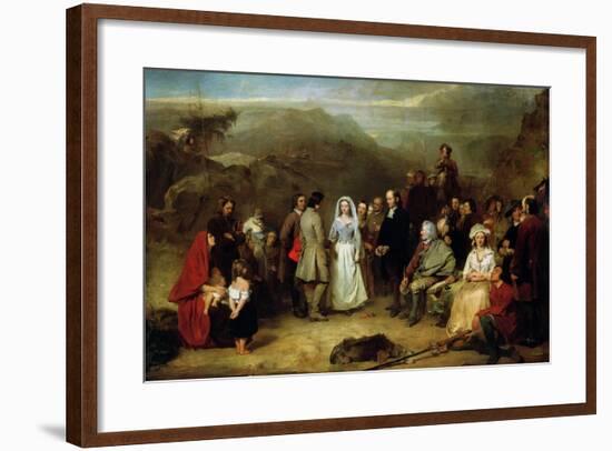 Marriage of the Covenanter-Alexander Johnston-Framed Giclee Print