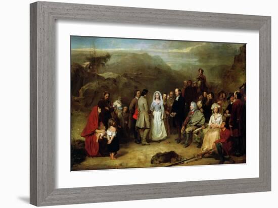 Marriage of the Covenanter-Alexander Johnston-Framed Giclee Print