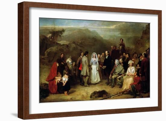 Marriage of the Covenanter-Alexander Johnston-Framed Giclee Print