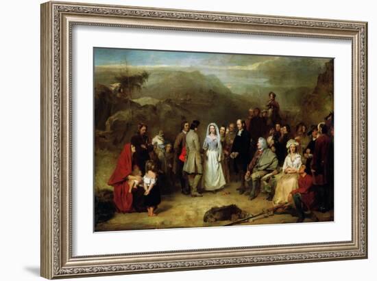 Marriage of the Covenanter-Alexander Johnston-Framed Premium Giclee Print