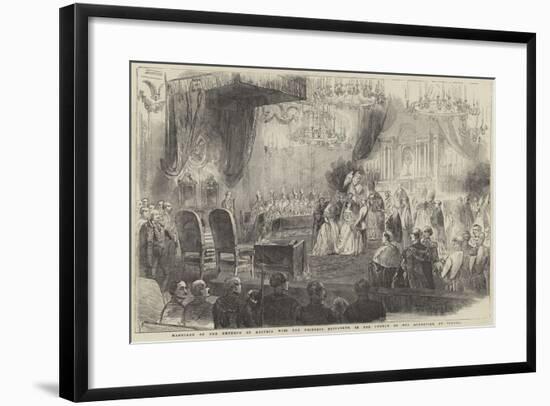 Marriage of the Emperor of Austria with the Princess Elizabeth-null-Framed Giclee Print