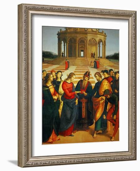 Marriage of the Virgin, 1504-Raphael-Framed Giclee Print