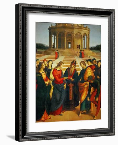 Marriage of the Virgin, 1504-Raphael-Framed Giclee Print