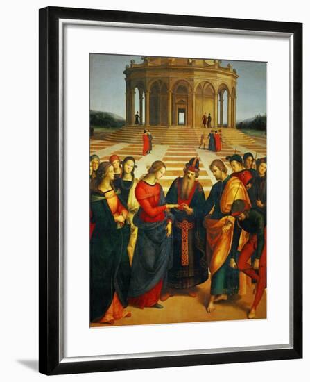 Marriage of the Virgin, 1504-Raphael-Framed Giclee Print