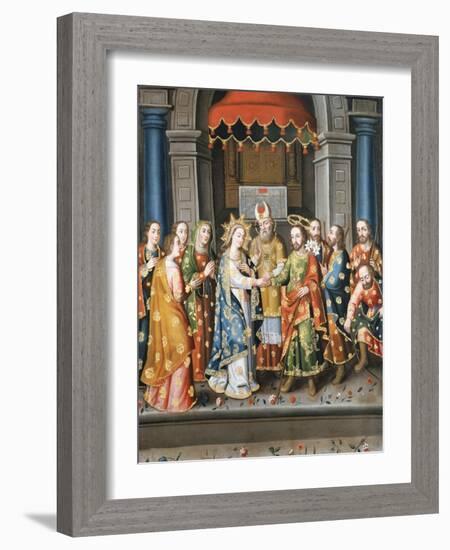 Marriage of the Virgin, 1750-Emilio Boggio-Framed Giclee Print