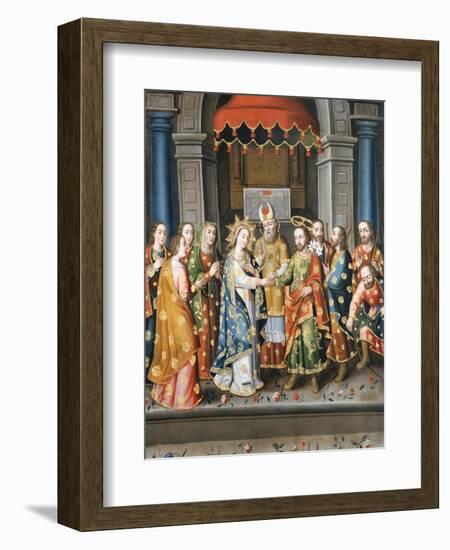 Marriage of the Virgin, 1750-Emilio Boggio-Framed Giclee Print