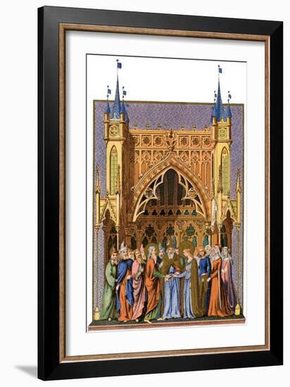 Marriage of the Virgin Mary-null-Framed Giclee Print