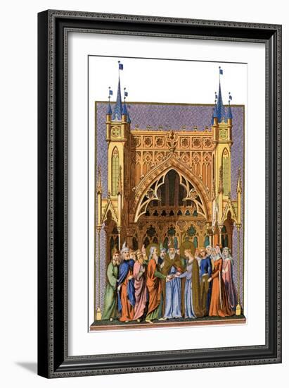 Marriage of the Virgin Mary-null-Framed Giclee Print