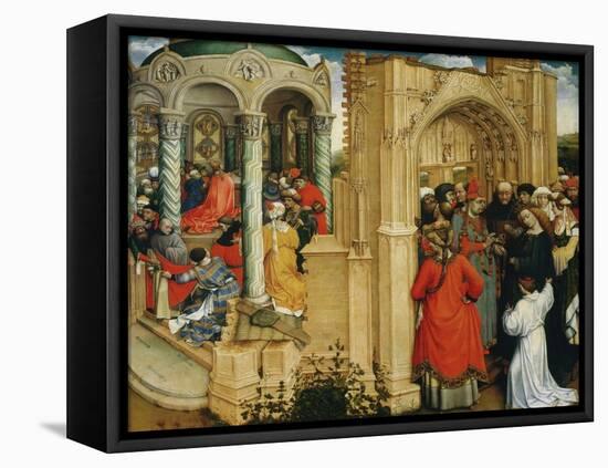 Marriage of the Virgin-Robert Campin-Framed Premier Image Canvas