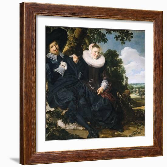 Marriage Portrait of Isaac Massa and Beatrix van der Laen-Frans Hals the Elder-Framed Photographic Print