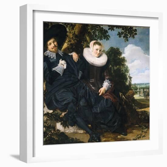 Marriage Portrait of Isaac Massa and Beatrix van der Laen-Frans Hals the Elder-Framed Photographic Print