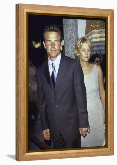 Married Actors Dennis Quaid and Meg Ryan at Film Premiere of His "The Parent Trap"-Mirek Towski-Framed Premier Image Canvas