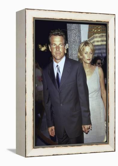 Married Actors Dennis Quaid and Meg Ryan at Film Premiere of His "The Parent Trap"-Mirek Towski-Framed Premier Image Canvas