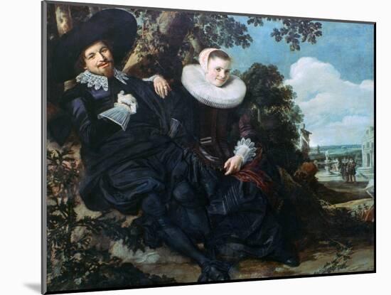 Married Couple in a Garden, C1622-Frans Hals-Mounted Giclee Print