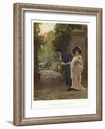 Married for Love-Marcus Stone-Framed Giclee Print