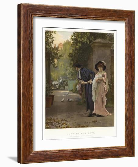 Married for Love-Marcus Stone-Framed Giclee Print