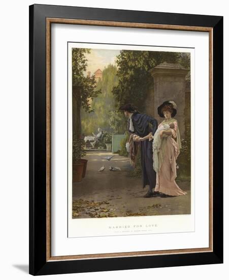 Married for Love-Marcus Stone-Framed Giclee Print