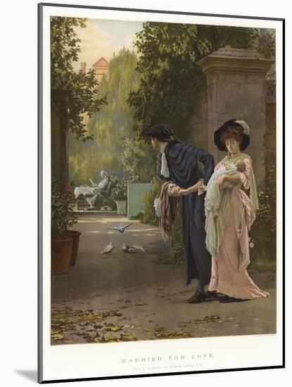 Married for Love-Marcus Stone-Mounted Giclee Print