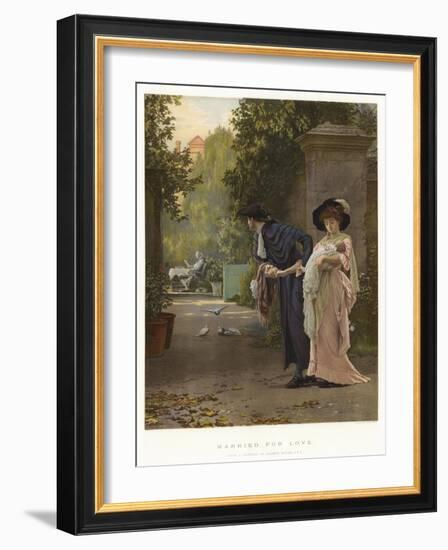 Married for Love-Marcus Stone-Framed Giclee Print